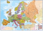 Planisfero 116-Europa carta murale politica cm 136x98